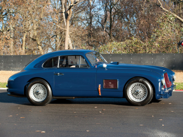 Обои картинки фото автомобили, aston martin, db2, aston-martin, синий, saloon, vantage