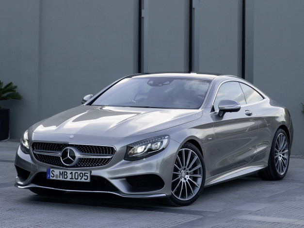 Обои картинки фото автомобили, mercedes-benz, edition, 1, s, 500, package, 2014г, c217, sports, amg, 4matic, coupe