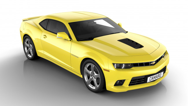 Обои картинки фото 2014 chevrolet-camaro, автомобили, camaro, chevrolet, желтый