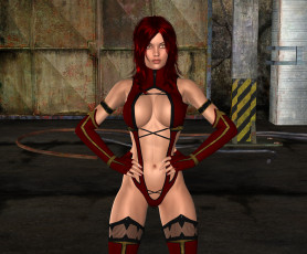 Картинка 3д+графика люди+ people девушка взгляд фон