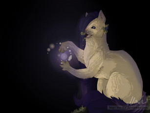 Картинка рисованное животные +сказочные +мифические магия кот