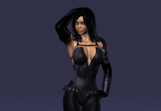 Картинка 3д+графика люди+ people девушка взгляд фон