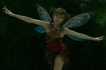 Картинка 3д+графика люди+ people фон взгляд фея