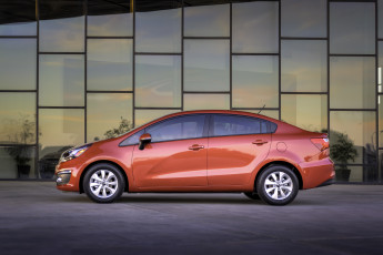 Картинка автомобили kia красный us-spec sedan 2016г rio ub