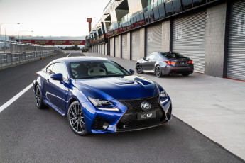 обоя автомобили, lexus, синий, 2014г, au-spec, rc, f