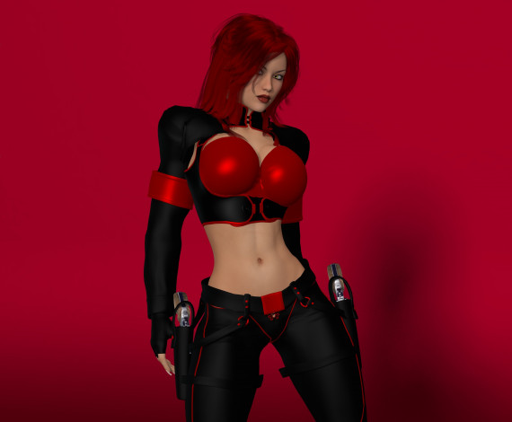 Обои картинки фото 3д графика, люди , people, девушка, взгляд, фон