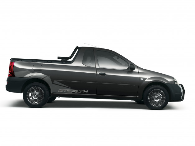 Обои картинки фото автомобили, nissan, datsun, 2015г, темный, np200, stealth