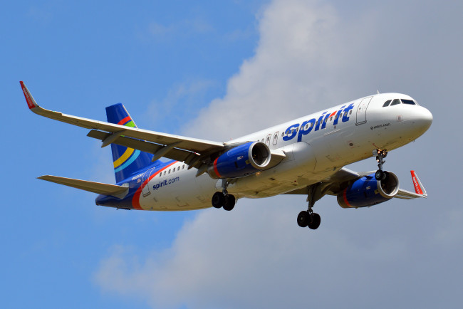 Обои картинки фото авиация, пассажирские самолёты, небо, полет, авиалайнер