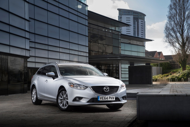 Обои картинки фото автомобили, mazda, 2013г, gj, uk-spec, wagon, mazda6