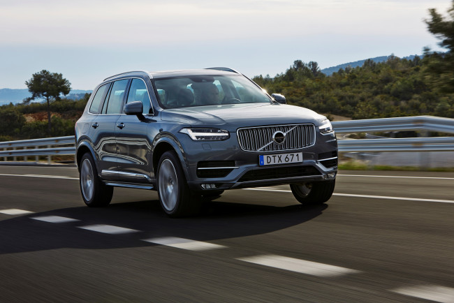 Обои картинки фото автомобили, volvo, 2015г, awd, t6, xc90
