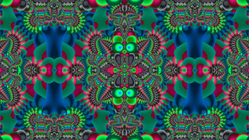 Картинка 3д+графика фракталы+ fractal узор цвета фон