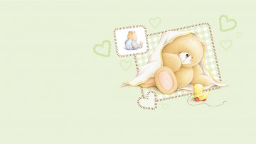 Картинка рисованное мишки+тэдди игрушка медведь настроение