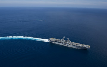 Картинка корабли авианосцы +вертолётоносцы сша boxer тихий океан авианосец