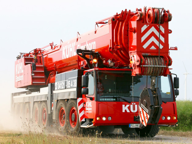 Обои картинки фото техника, краны, liebherr