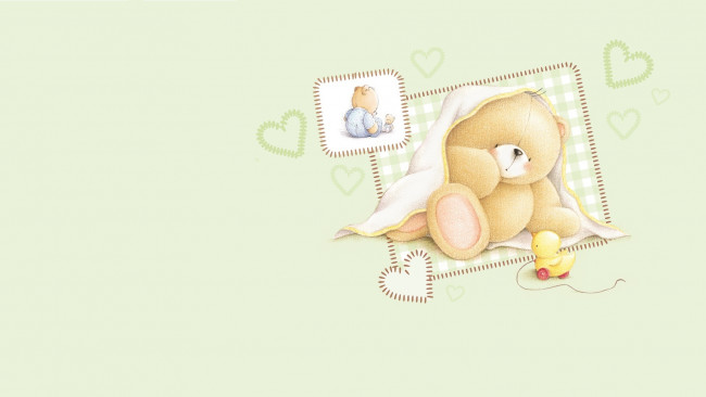 Обои картинки фото рисованное, мишки тэдди, игрушка, медведь, настроение