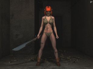 Картинка 3д+графика эльфы+ elves фон эльфийка взгляд