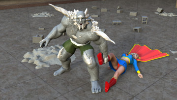 Картинка 3д+графика фантазия+ fantasy девушка взгляд фон демон