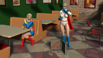 Картинка 3д+графика фантазия+ fantasy девушки взгляд фон