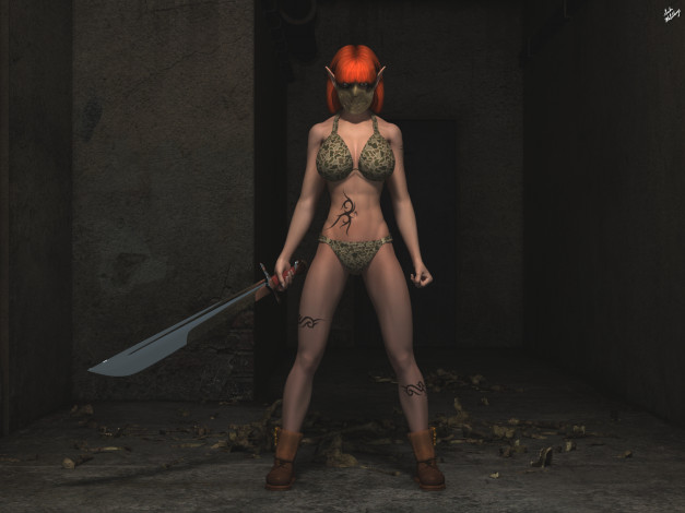 Обои картинки фото 3д графика, эльфы , elves, фон, эльфийка, взгляд