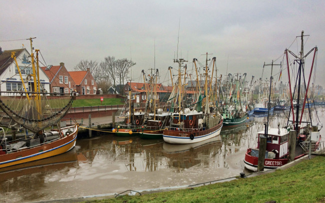 Обои картинки фото корабли, другое, рыболовы