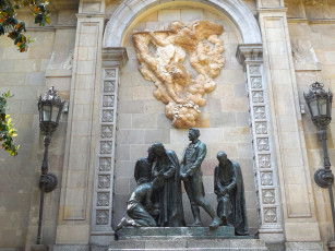 Картинка города -+памятники +скульптуры +арт-объекты фонарь мужчина