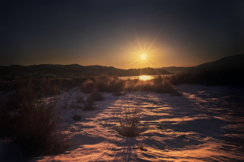 Картинка природа восходы закаты простор