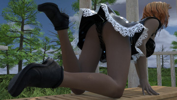 Картинка 3д+графика люди+ people фон взгляд девушка