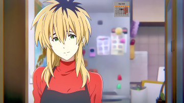 Картинка календари аниме взгляд девушка 2018