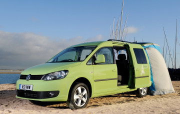 обоя volkswagen caddy camper uk-spec 2013, автомобили, volkswagen, caddy, camper, uk-spec, 2013
