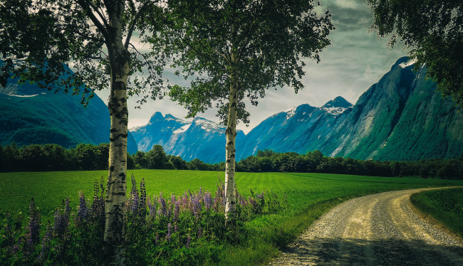 Обои картинки фото природа, дороги, простор