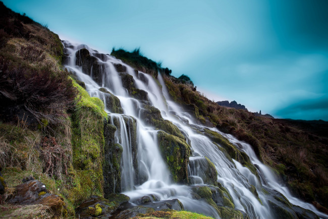 Обои картинки фото природа, водопады, простор