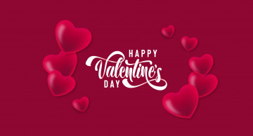 обоя праздничные, день святого валентина,  сердечки,  любовь, фон, сердечки