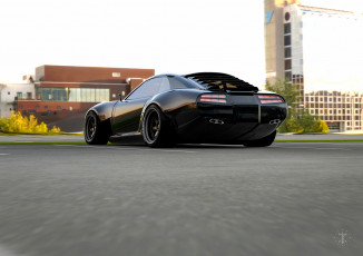 обоя автомобили, 3д, pontiac