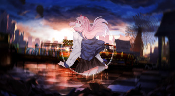 Картинка аниме darling+in+the+frankxx девушка рожки парк