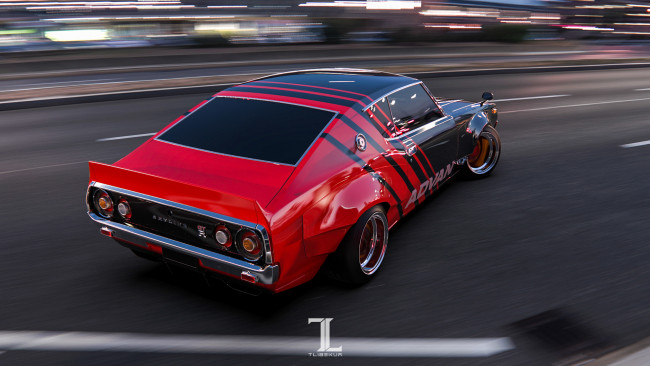 Обои картинки фото автомобили, 3д, nissan