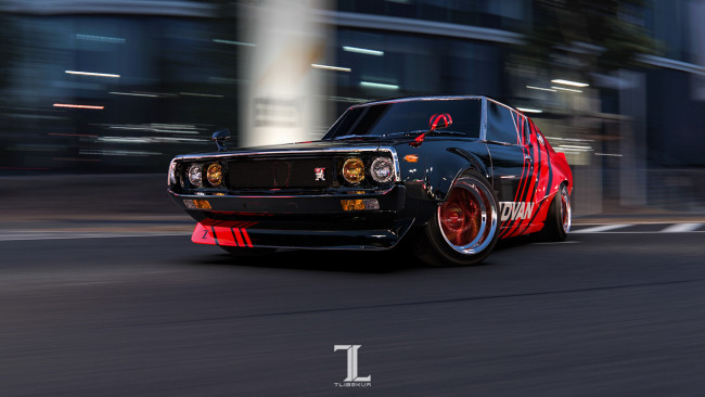 Обои картинки фото автомобили, 3д, nissan