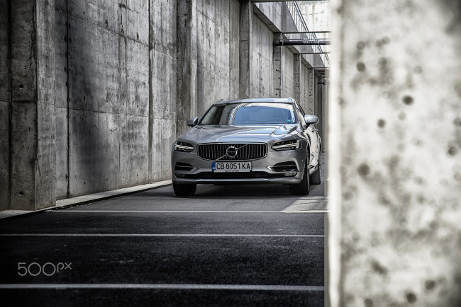 Обои картинки фото автомобили, volvo, v90, cc, автомобиль, асфальт, водяные, знаки, 500px, шведские, универсал