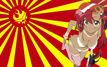 Картинка аниме tengen toppa gurren lagann yoko littner