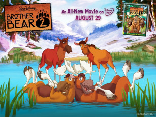 обоя мультфильмы, brother, bear