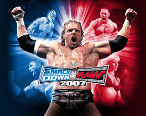 обоя wwe, smackdown, vs, raw, 2007, видео, игры