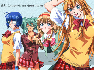 Картинка аниме ikki tousen