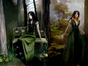 Картинка фэнтези девушки