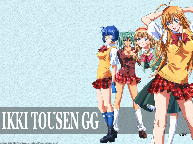 Обои картинки фото аниме, ikki, tousen