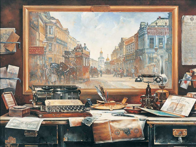 Обои картинки фото василий, нестеренко, рисованные