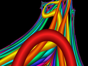 Картинка 3д графика abstract абстракции узор цвета фон