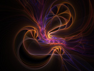 Картинка 3д графика fractal фракталы цвета узор