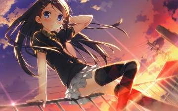 Картинка аниме kantoku artbook девушка