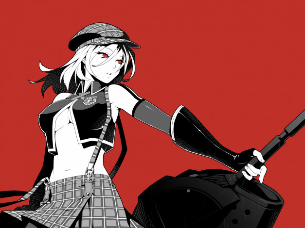 Обои картинки фото аниме, god, eater, arisa, iriinchina, amieera