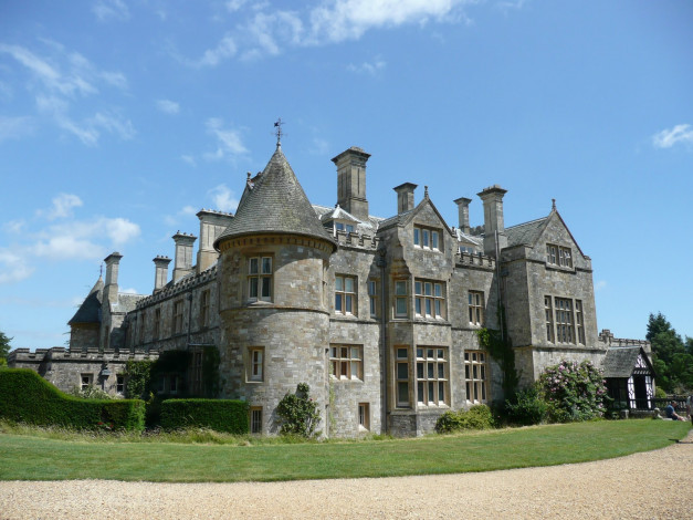 Обои картинки фото palace, house, beaulieu, hampshire, города, дворцы, замки, крепости, великобритания