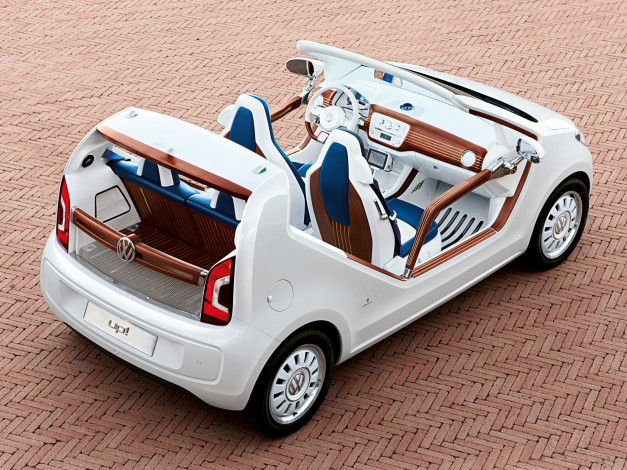 Обои картинки фото volkswagen, up, azzurra, sailing, team, concept, автомобили